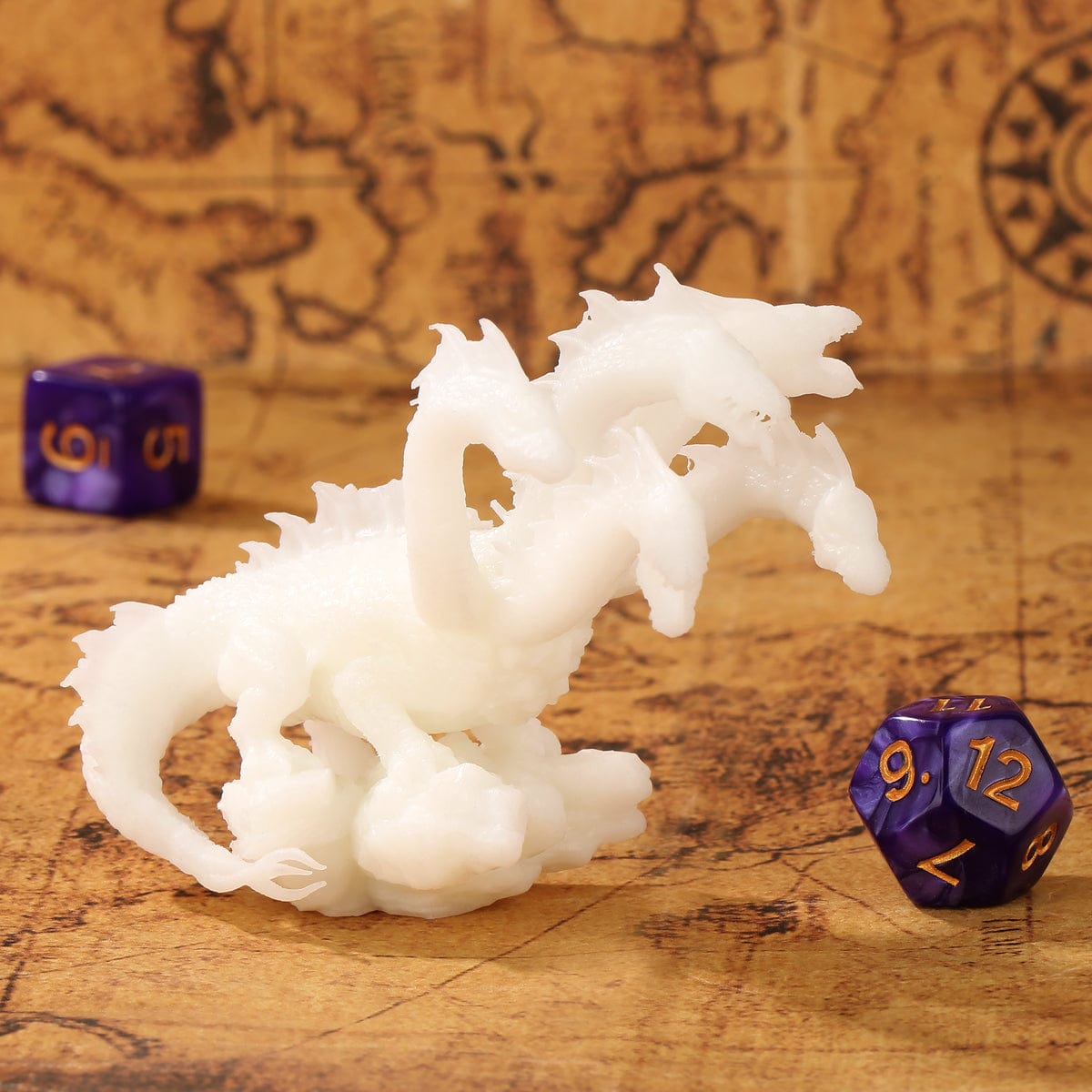Geloho 5-Headed Dragon Figure for DnD