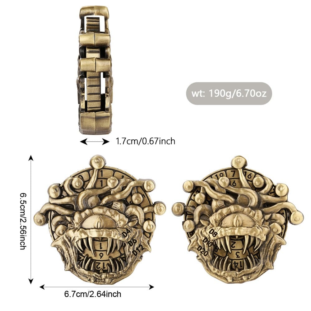 Geloho metal Beholder’s Gaze Dice Spinner