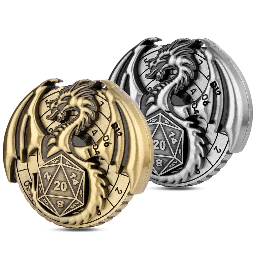 Geloho metal Dragon Emblem Dice Spinner