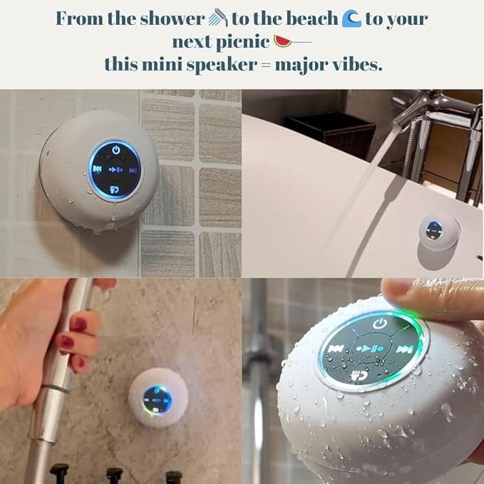 Geloho Mini LED Waterproof Speaker