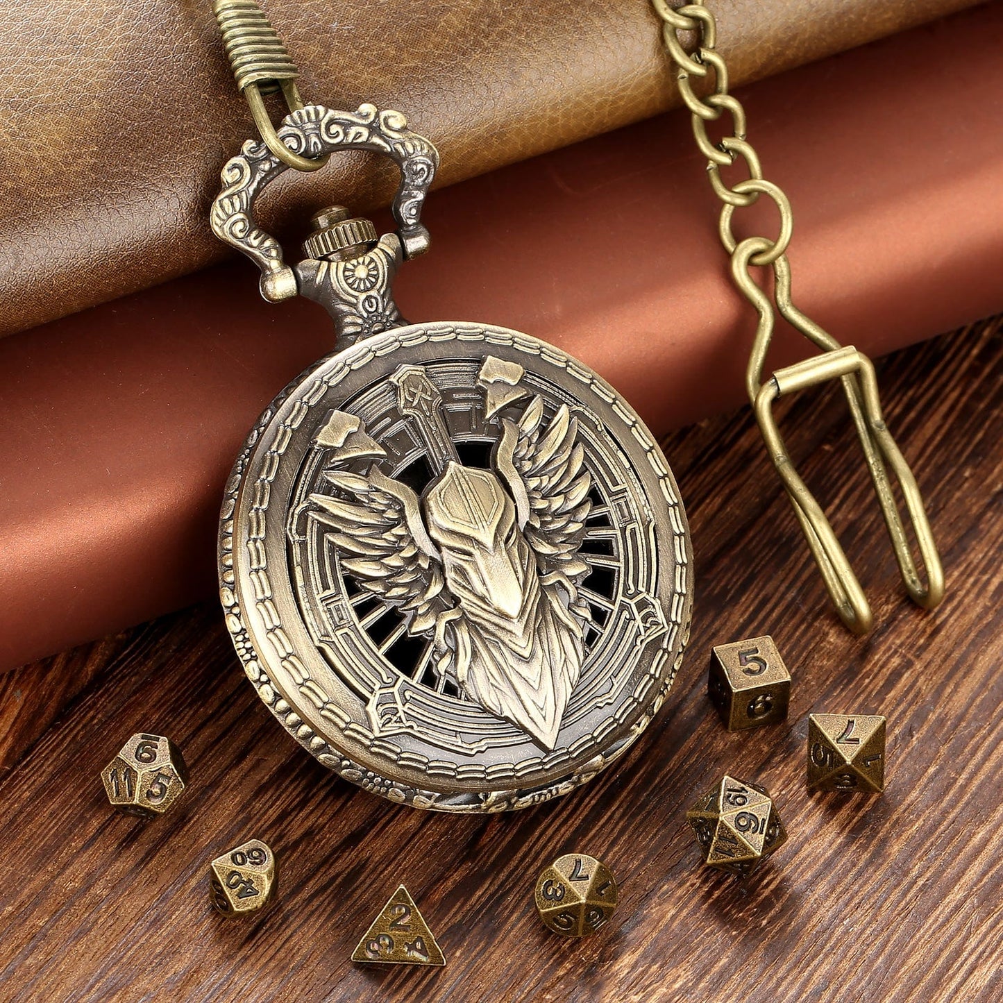 Geloho Paladin Pocket Watch Dice Set