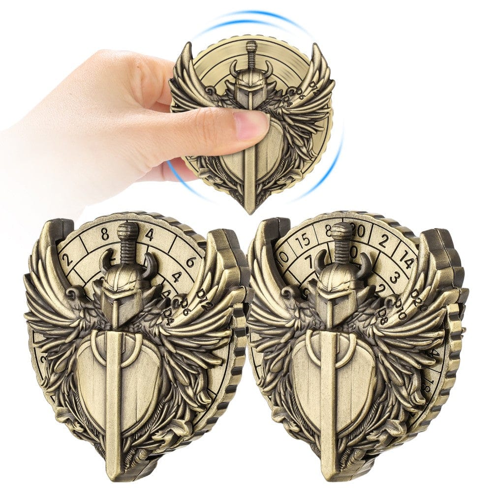 Geloho metal Paladin’s Shield Dice Spinner
