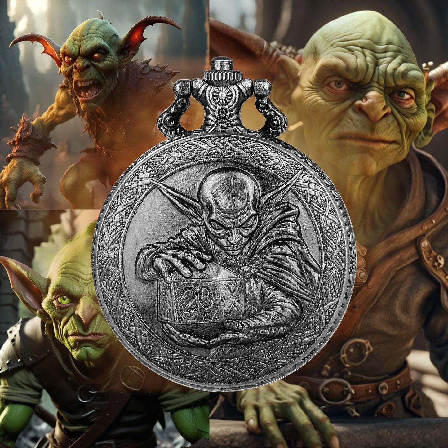 Geloho ROGUE DICE KEEPER POCKET WATCH CASE