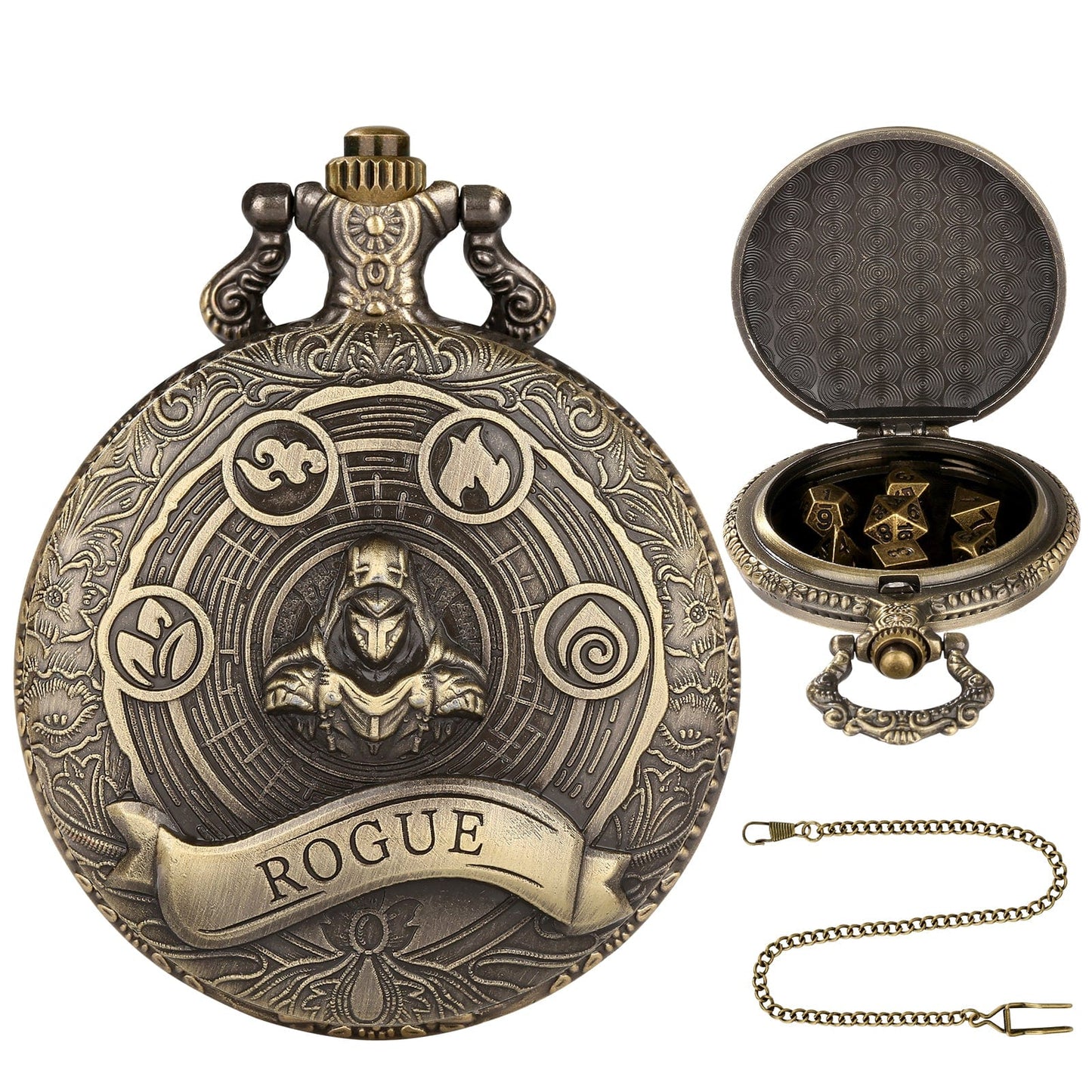 Geloho D20, Dragon Rogue Pocket Watch Dice Set