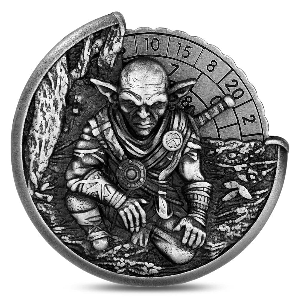 Geloho metal Silver Shadow Rogue Dice Spinner