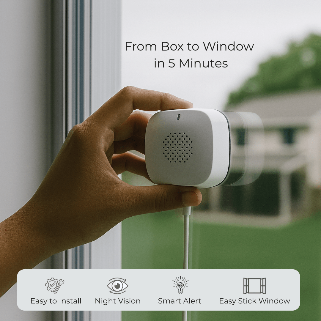 Vitalium Smart Window Camera for Security