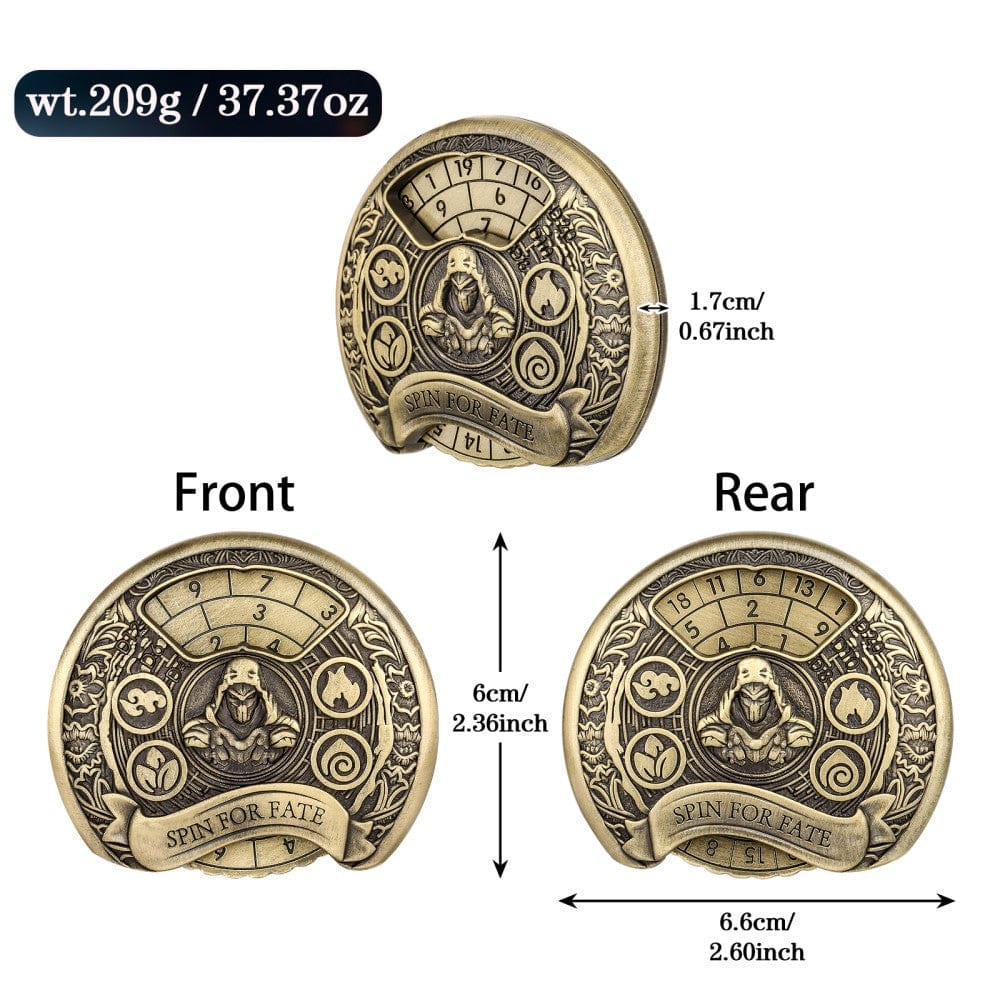 Geloho metal Spin for Fate Dice Spinner