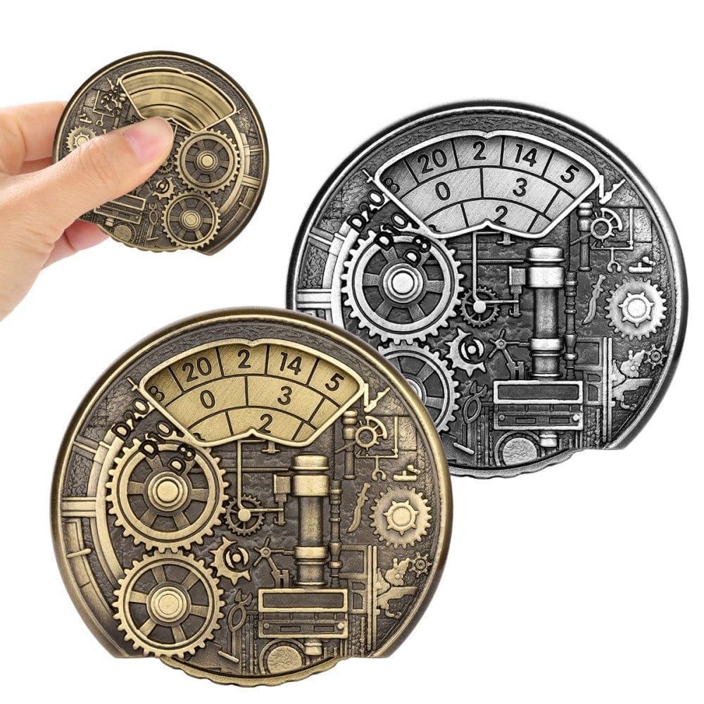 Geloho metal Steampunk Gear Dice Spinner