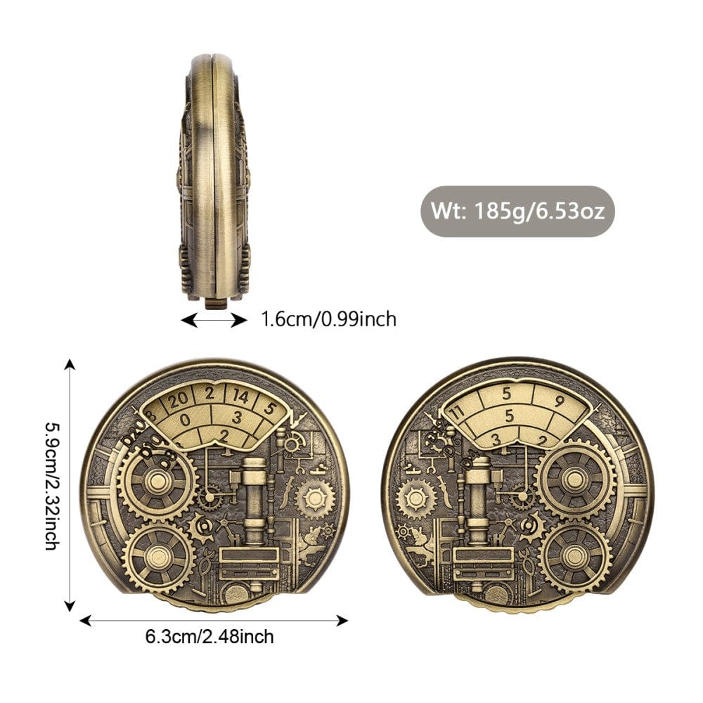 Geloho metal Steampunk Gear Dice Spinner