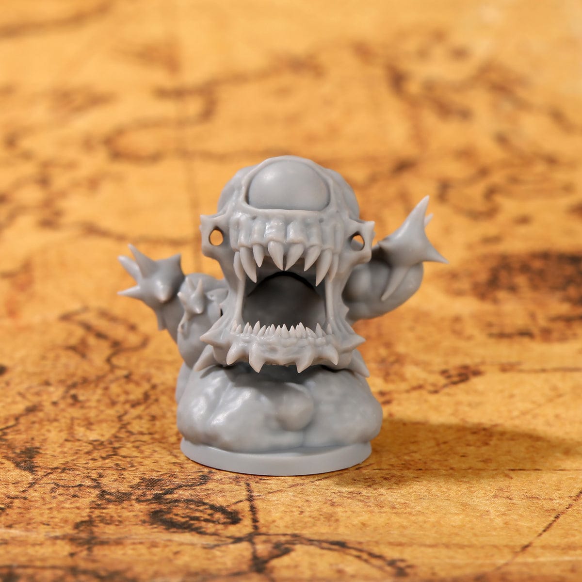 Geloho Unpainted Beholder Miniature – 3D Printed Resin DnD Boss Monster Model