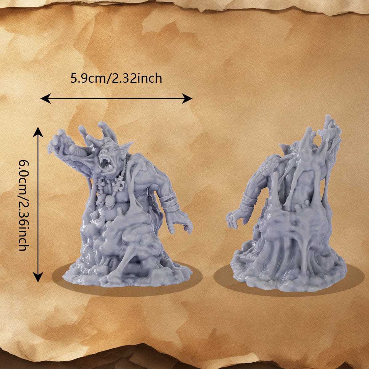 Geloho Unpainted Slime Goblin Monster