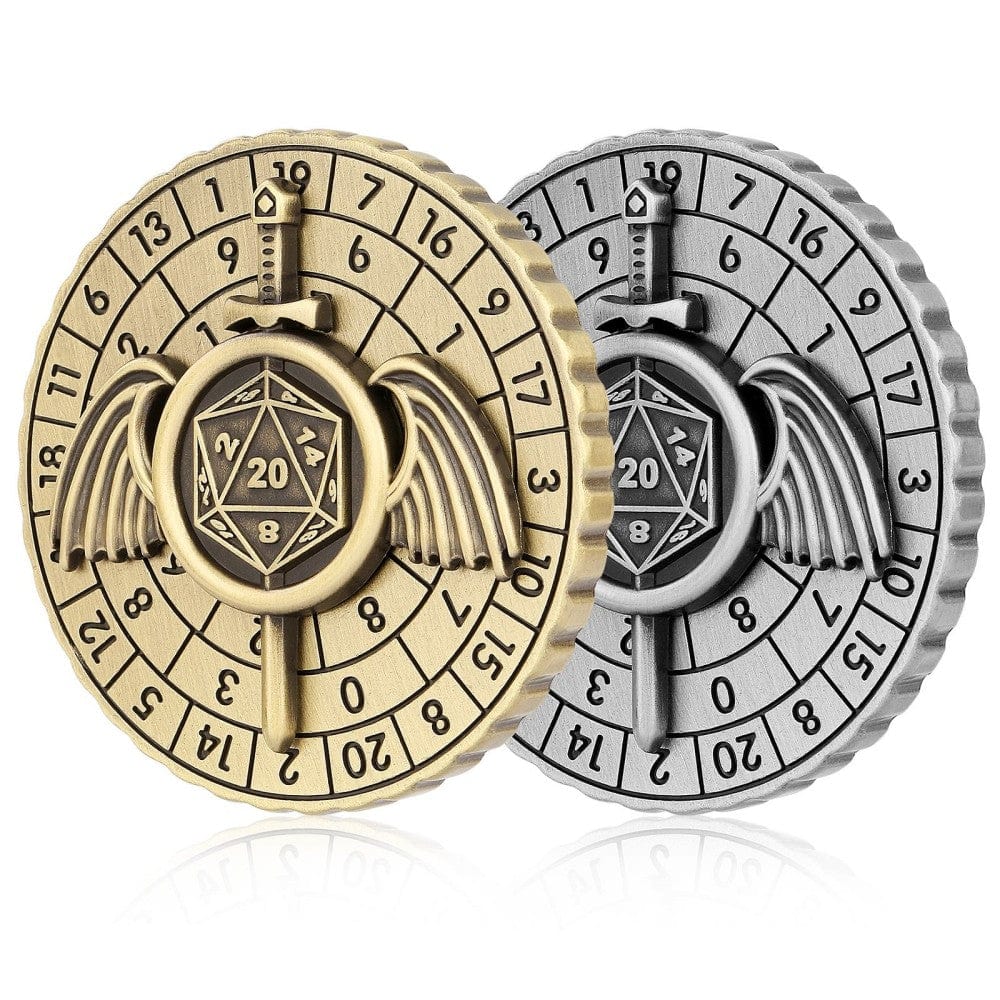 Geloho metal Winged Sword Dice Spinner