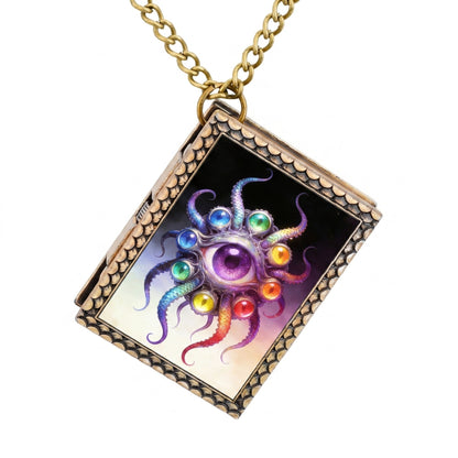 Geloho dice set necklace Eldritch Eye Dice Necklace