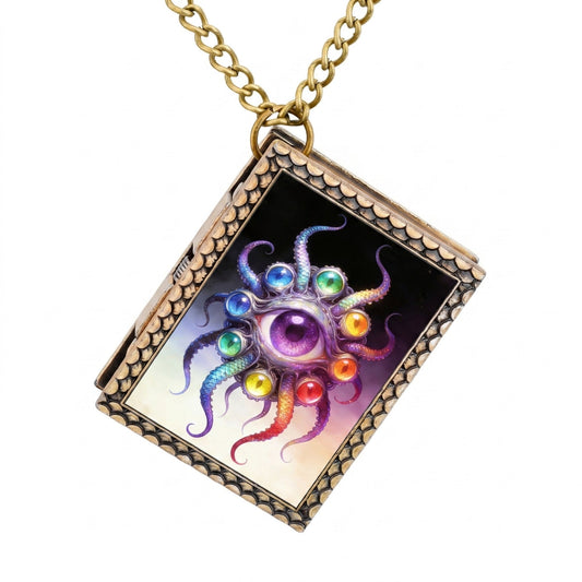 Geloho dice set necklace Eldritch Eye Dice Necklace