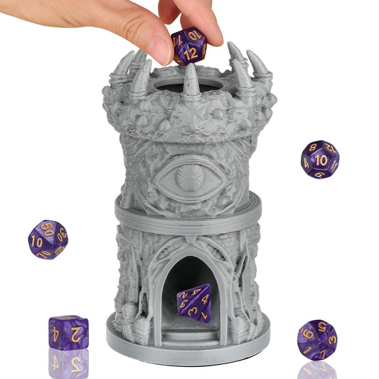 3D Dice Tower-Circular Eye Demon
