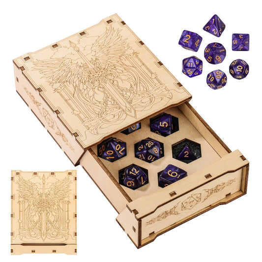 Amethyst Stronghold Dice Set