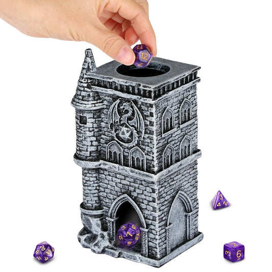 Dragon Icon Castle Resin Dice Tower