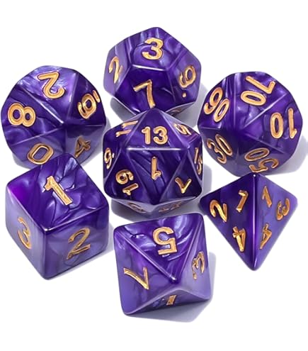 7 PCS RPG Dice ($9.99)