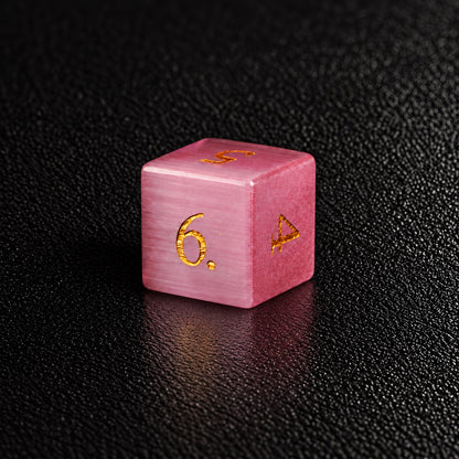 Rose Fey Charm-Gemstone Dice Set – D6 close-up