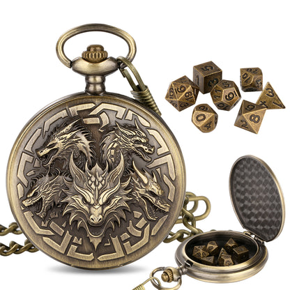 DRAGON EMBOSSED DICE STORAGE BOX