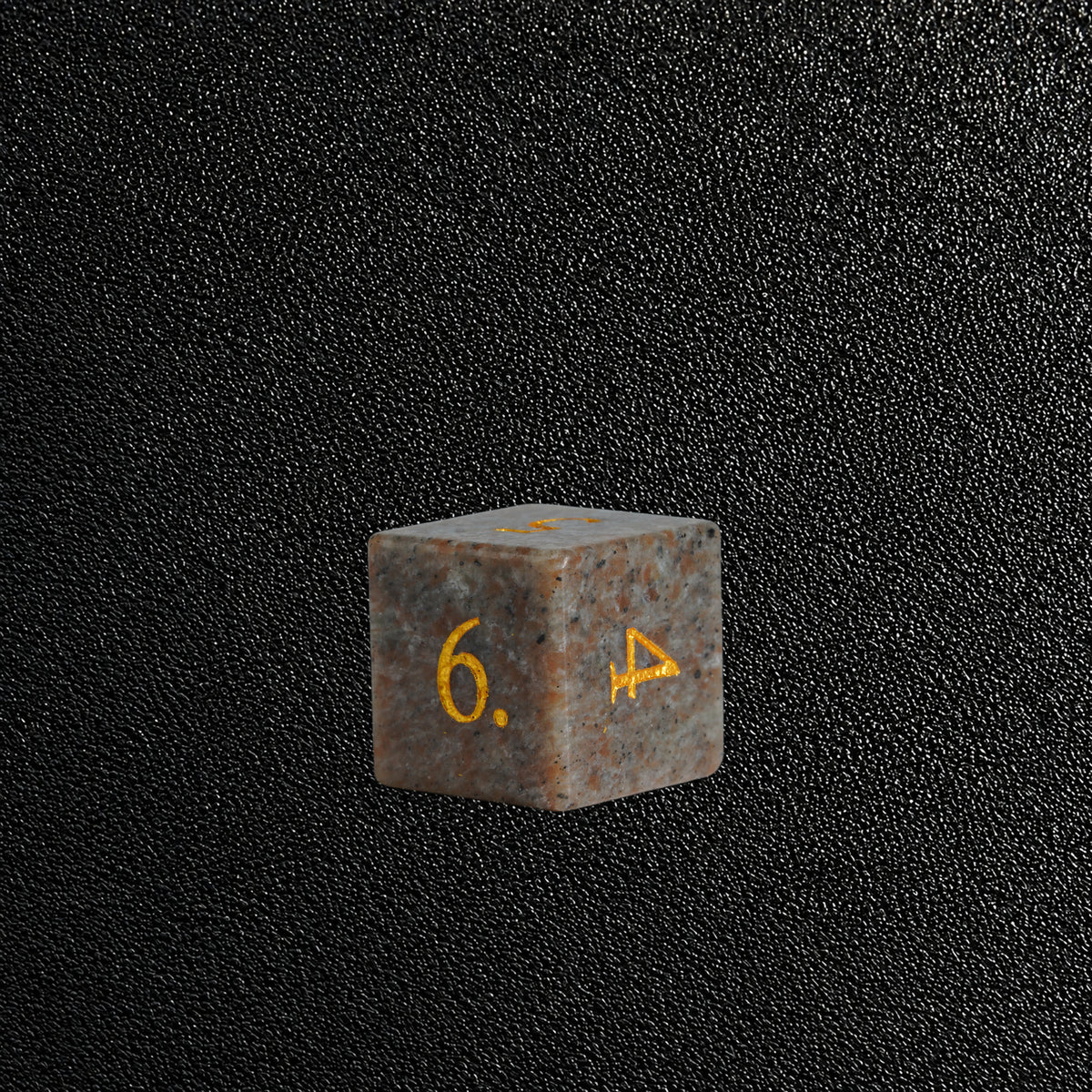 Infernal Flame Pact-Gemstone Dice Set – D6 close-up