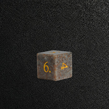 Infernal Flame Pact-Gemstone Dice Set – D6 close-up
