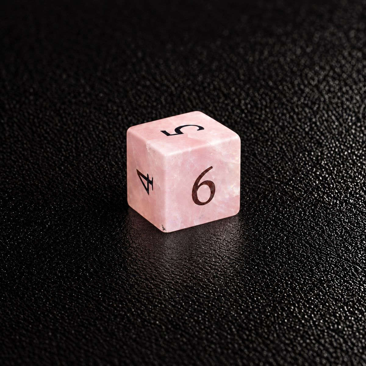 Faerie Bloom Charm-Gemstone Dice Set – D6 close-up