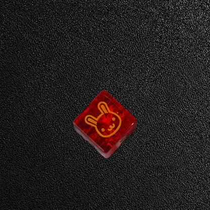 Crimson Ruin Rage-Gemstone Dice Set – D6 close-up