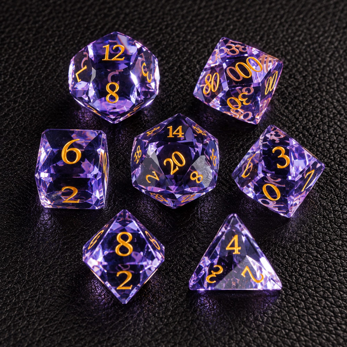 Astral Shard-Gemstone Dice Set - main product image