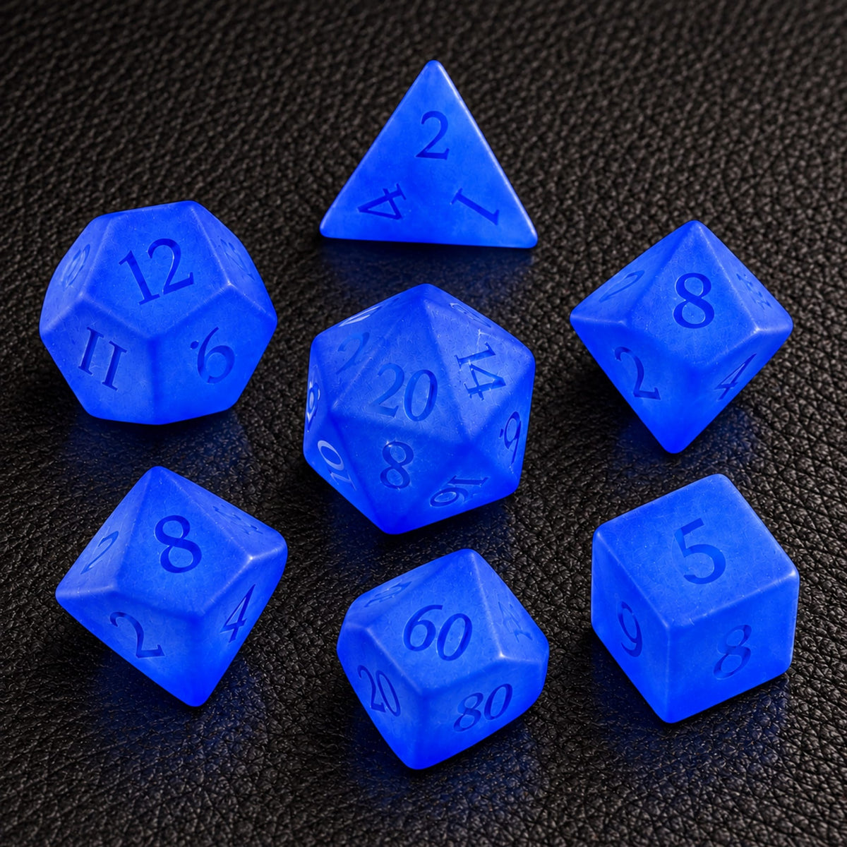 Abyssal Tide-Gemstone Dice Set - main product image
