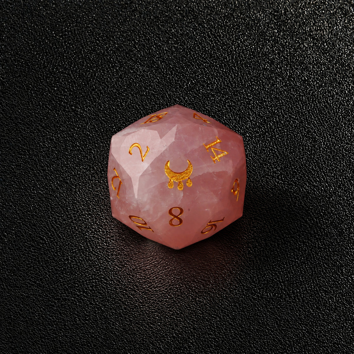 Nile Moon Blessing-Gemstone Dice Set – D20 close-up