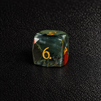 Blood Oath Relic-Gemstone Dice Set – D6 close-up