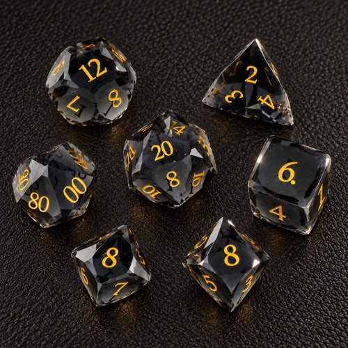 Shadow Crown-Gemstone Dice Set - main product image