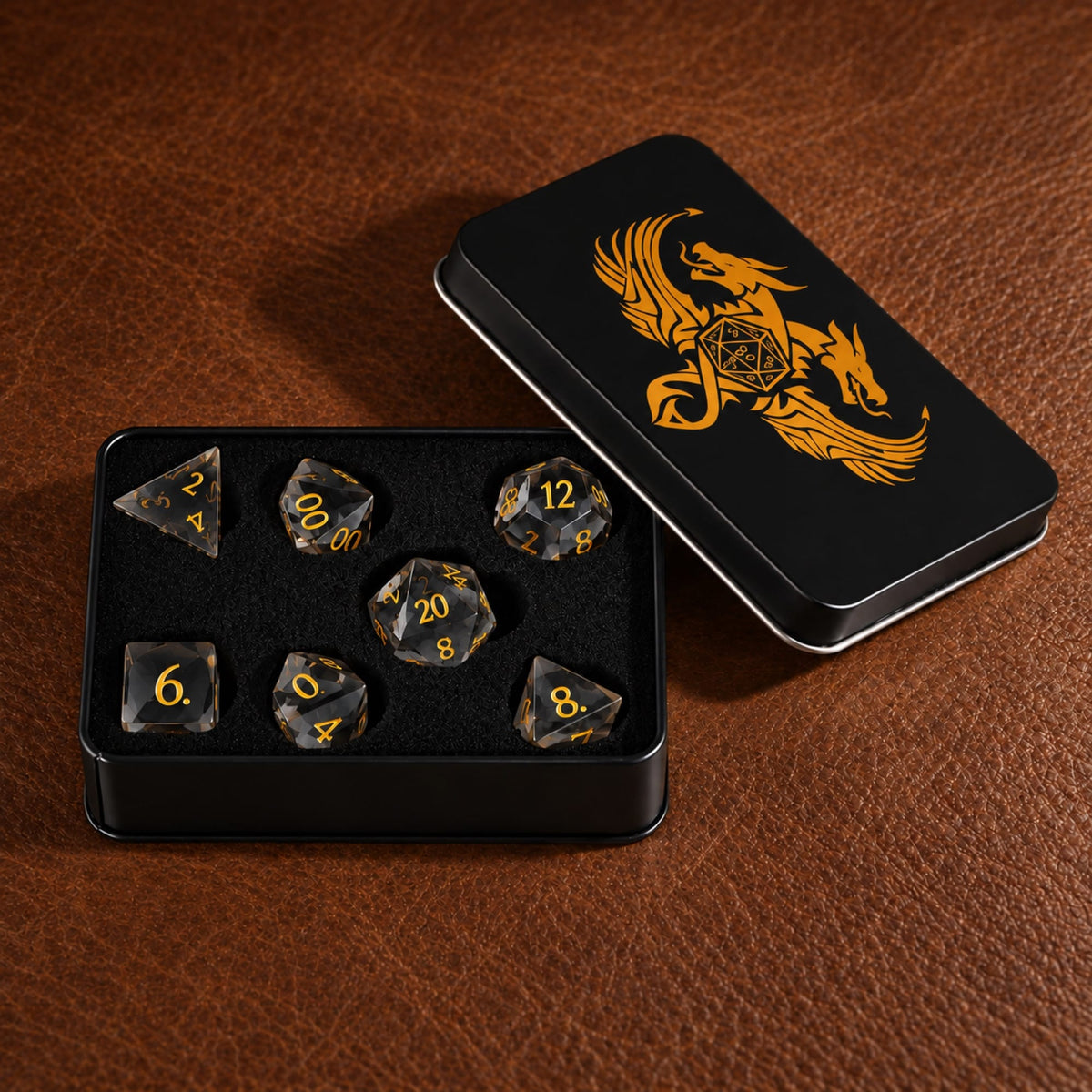 Shadow Crown-Gemstone Dice Set - packaging