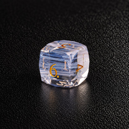 Aurora Fey Whisper-Gemstone Dice Set – D6 close-up