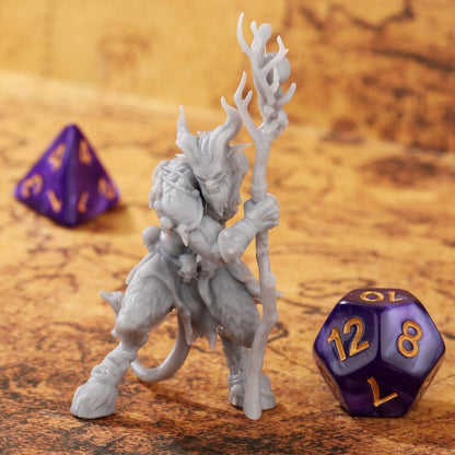 Geloho 3D Print Goat Warlock Miniature