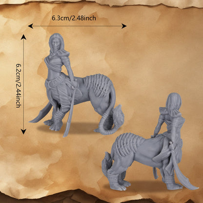 Geloho 3D Print Panther Centaur Miniature