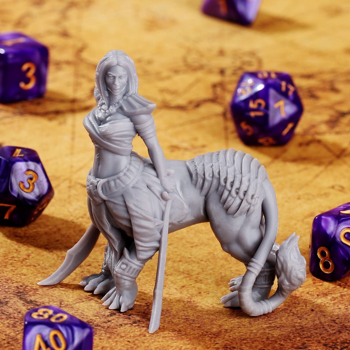 Geloho 3D Print Panther Centaur Miniature