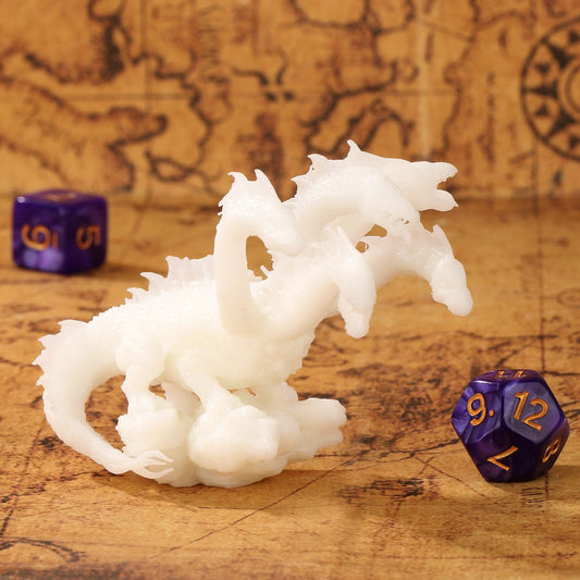 Geloho 5-Headed Dragon Figure for DnD