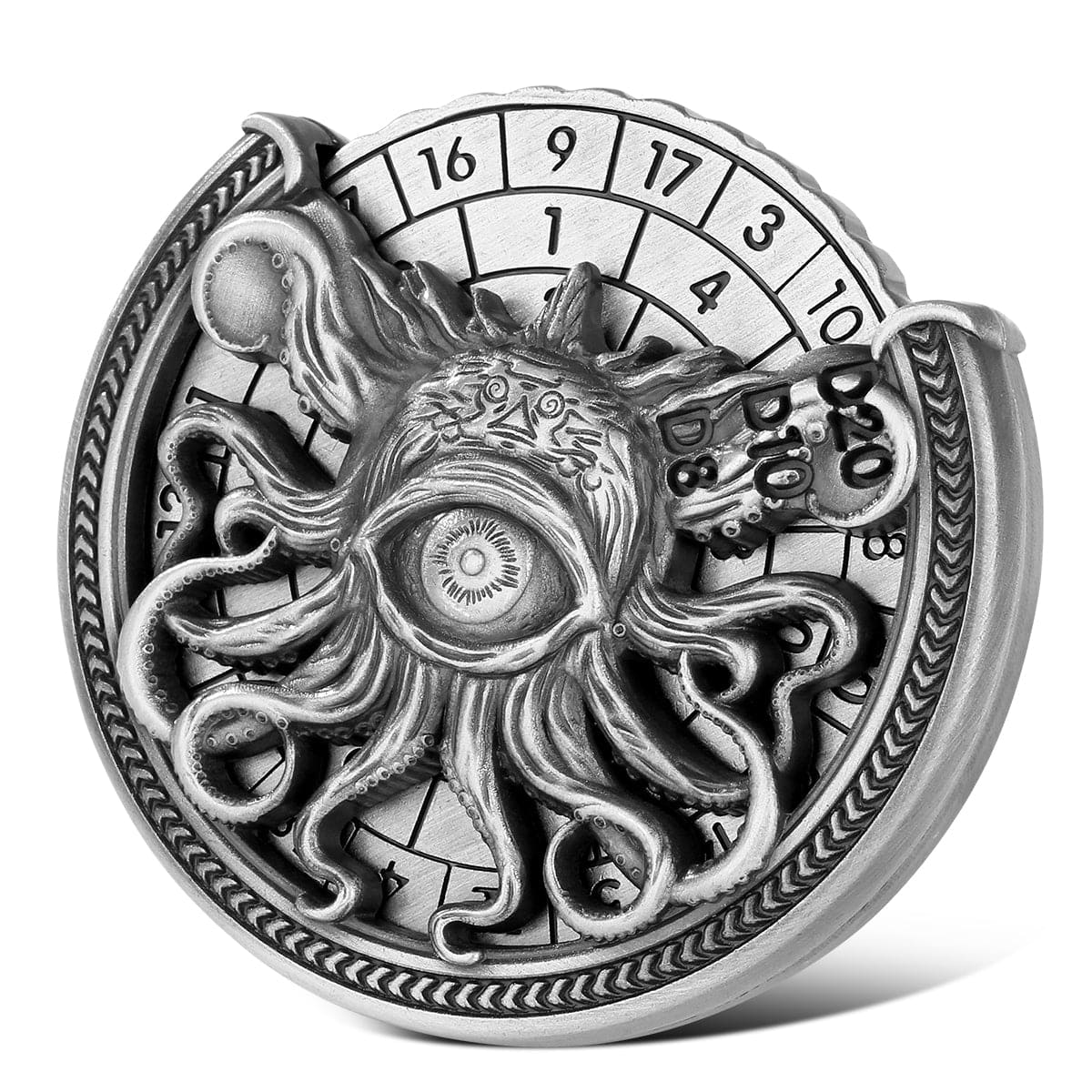 Geloho Silver Abyssal Eye Dice Spinner
