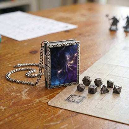Geloho dice set necklace Abyssal Kraken Dice Necklace