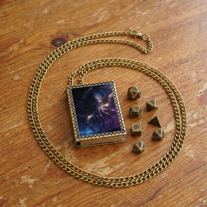 Geloho dice set necklace Abyssal Kraken Dice Necklace