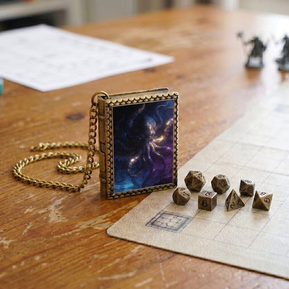 Geloho dice set necklace Abyssal Kraken Dice Necklace