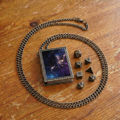 Geloho dice set necklace Abyssal Kraken Dice Necklace