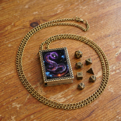 Geloho dice set necklace Abyssal Serpent Dice Necklace
