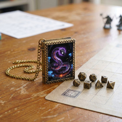 Geloho dice set necklace Abyssal Serpent Dice Necklace