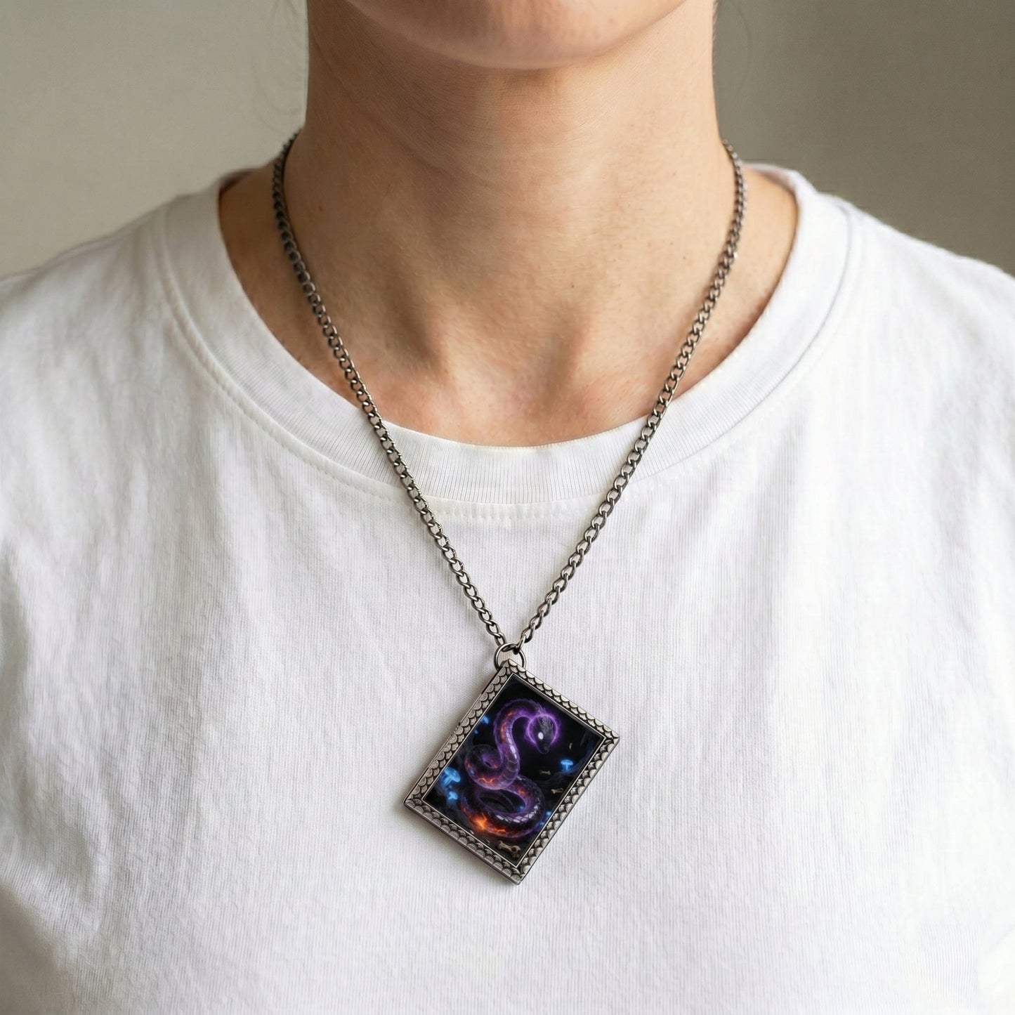 Geloho dice set necklace Abyssal Serpent Dice Necklace