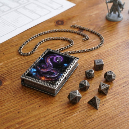 Geloho dice set necklace Abyssal Serpent Dice Necklace