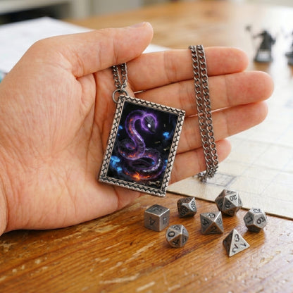 Geloho dice set necklace Abyssal Serpent Dice Necklace