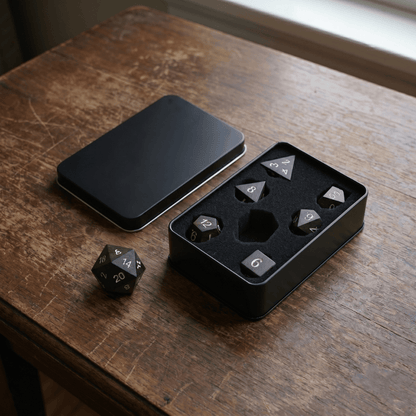 Geloho African Blackwood - Wood Dice Set